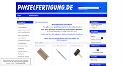 Desktop Screenshot of pinselfertigung.de