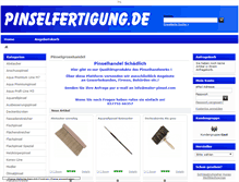 Tablet Screenshot of pinselfertigung.de